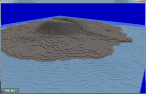 Add noise, adjust the "beach" area of the spline a bit, and voila!